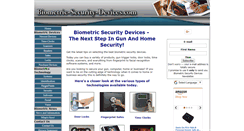 Desktop Screenshot of biometric-security-devices.com